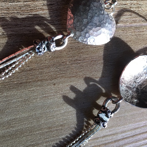 .925 Sterling Silver Heart and Strands Earrings - Picture 4 of 8